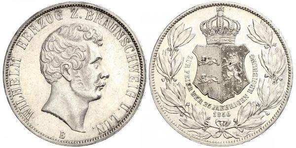 2 Талер null Срібло William, Duke of Brunswick