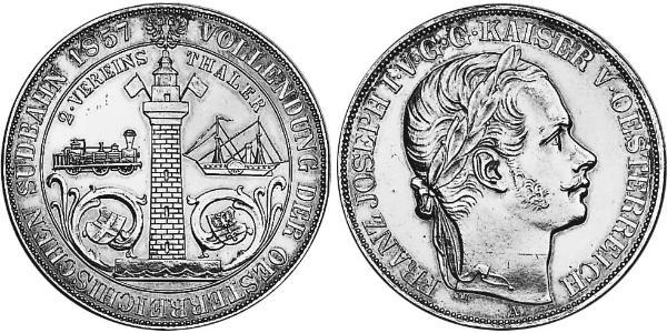 2 Талер Австрійська імперія (1804-1867) Срібло 