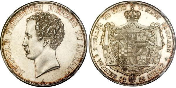 2 Талер Ангальт-Дессау (1603 -1863) Срібло Леопольд IV Фрідріх фон Ангальт (1794 – 1871)