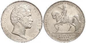 2 Талер Королівство Баварія (1806 - 1918) Срібло Людвиг I (король Баварії)(1786 – 1868)