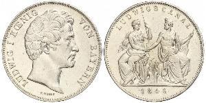2 Талер Королівство Баварія (1806 - 1918) Срібло Людвиг I (король Баварії)(1786 – 1868)