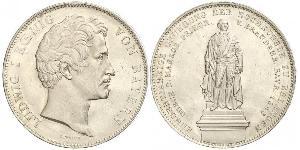 2 Талер Королівство Баварія (1806 - 1918) Срібло Людвиг I (король Баварії)(1786 – 1868)