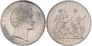 2 Талер Королівство Баварія (1806 - 1918) Срібло Людвиг I (король Баварії)(1786 – 1868)