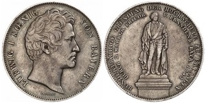 2 Талер Королівство Баварія (1806 - 1918) Срібло Людвиг I (король Баварії)(1786 – 1868)