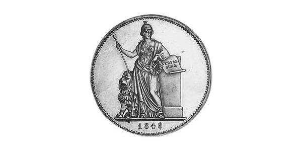 2 Талер Королівство Баварія (1806 - 1918) Срібло Максиміліан II (король Баварії)(1811 - 1864)