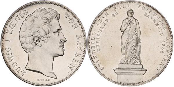 2 Талер Королівство Баварія (1806 - 1918) Срібло Людвиг I (король Баварії)(1786 – 1868)