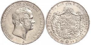2 Талер Королівство Пруссія (1701-1918) Срібло Фрідріх Вільгельм IV (1795 - 1861)