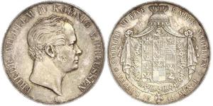 2 Талер Королівство Пруссія (1701-1918) Срібло Фрідріх Вільгельм IV (1795 - 1861)