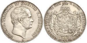 2 Талер Королівство Пруссія (1701-1918) Срібло Фрідріх Вільгельм IV (1795 - 1861)