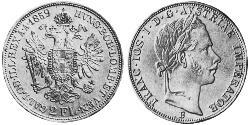 2 Флорін Австрійська імперія (1804-1867) Срібло 