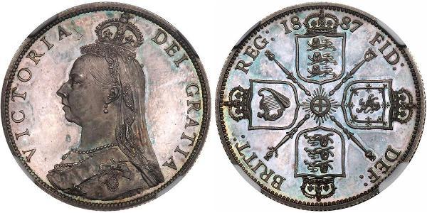 2 Флорін Сполучене королівство Великобританії та Ірландії (1801-1922) Срібло Вікторія (1819 - 1901)