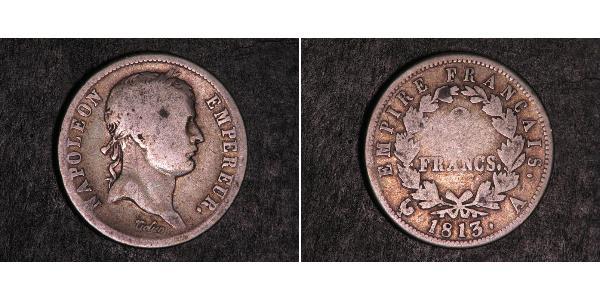2 Франк Перша Французька імперія (1804-1814) Срібло Наполеон I Бонапарт(1769 - 1821)