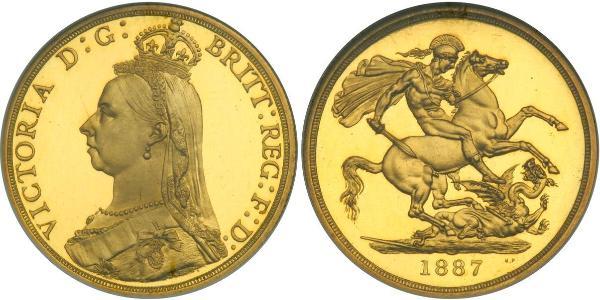 2 Фунт Велика Британія  Золото Вікторія (1819 - 1901)