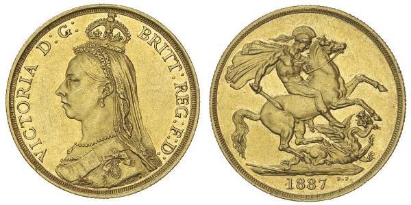 2 Фунт Великобритания  Золото Виктория (1819 - 1901)