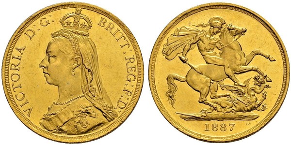2 Фунт Великобритания  Золото Виктория (1819 - 1901)