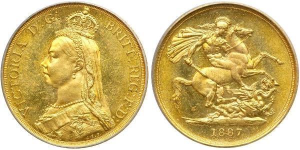 2 Фунт Великобритания  Золото Виктория (1819 - 1901)