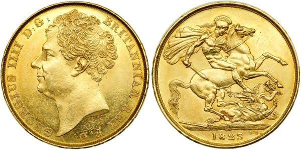 2 Фунт Сполучене королівство Великобританії та Ірландії (1801-1922) Золото Георг IV (1762-1830)
