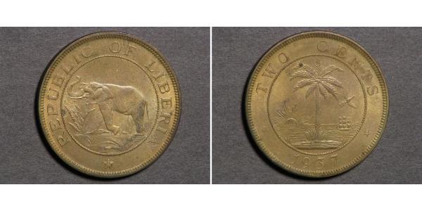 2 Цент Ліберія  