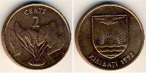 2 Цент Кірибаті Бронза 