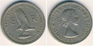 2 Шиллинг Родезия (1965 - 1979) Медь 
