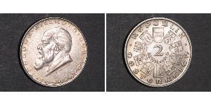 2 Шилінг Перша Австрійська Республіка (1918-1934) Срібло 