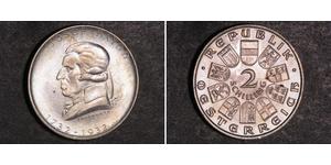 2 Шилінг Перша Австрійська Республіка (1918-1934) Срібло 