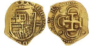 2 Эскудо Габсбургская империя (1526-1804) / Испания Золото Филипп II (король Испании) (1527-1598)