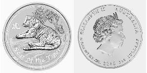 300 Dollar 澳大利亚 銀 伊丽莎白二世 (1926-2022)
