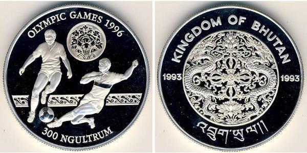 300 Ngultrum Bhutan Silver 