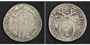 30 Baiocco 教皇国 (754 - 1870) 銀 