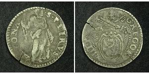 30 Baiocco 教皇国 (754 - 1870) 銀 
