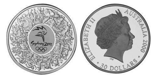 30 Dollar Australien (1939 - ) Silber Elizabeth II (1926-2022)