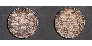 30 Drachma Königreich Griechenland (1944-1973) Silber Paul (Griechenland) (1901 - 1964) 