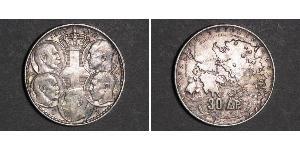 30 Drachma Königreich Griechenland (1944-1973) Silber Paul (Griechenland) (1901 - 1964) 
