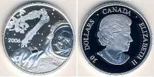 30 Dólar Canadá Plata 