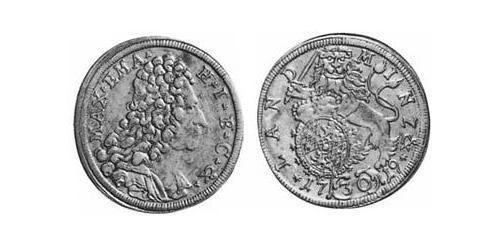 30 Kreuzer Elettorato di Baviera (1623 - 1806) Argento 