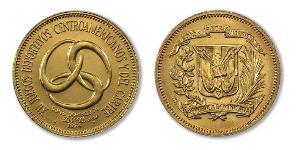 30 Peso Dominican Republic Gold 