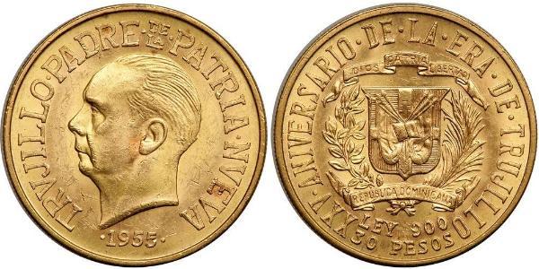 30 Peso Dominikanische Republik Gold 