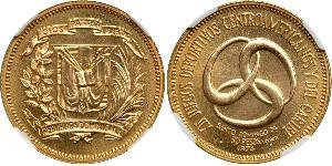 30 Peso République dominicaine Or 