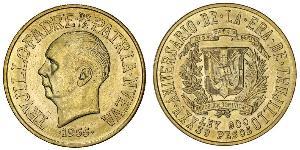 30 Peso République dominicaine Or 