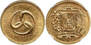 30 Peso République dominicaine Or 