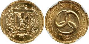 30 Peso Repubblica Dominicana Oro 