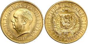 30 Peso República Dominicana Oro 