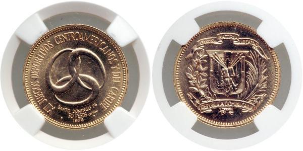 30 Peso República Dominicana Oro 