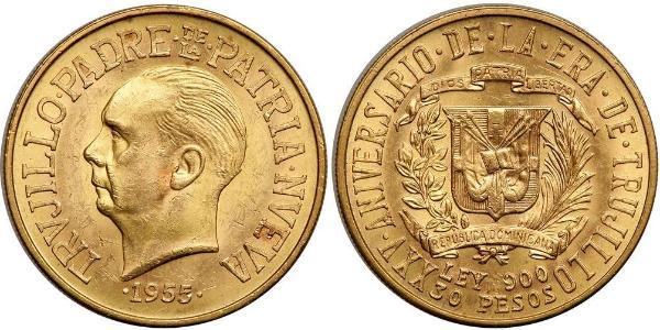 30 Peso República Dominicana Oro 