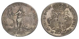 30 Tari Ordine di Malta (1080 - ) Argento 