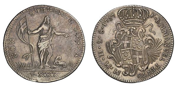 30 Tari Order of Malta (1080 - ) Silver 