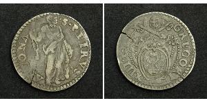 30 Байокко Папська держава (752-1870) Срібло 