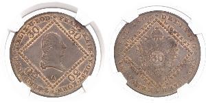 30 Крейцер Австрійська імперія (1804-1867) Мідь Francis II, Holy Roman Emperor (1768 - 1835)