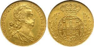 3200 Reis Kingdom of Portugal (1139-1910) Gold John VI of Portugal (1767-1826)